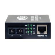 TRIPP LITE N784-001-SC-15 10/100 UTP to Singlemode Fiber Media Converter 15kM RJ45/SC N4