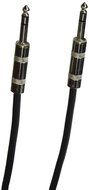 Seismic Audio - SATRX-25Black - 25 Foot Black 1/4" TRS Patch Cable - Balanced Cord - Effects N2