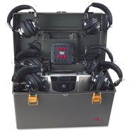 AmpliVox : Deluxe CD/Cassette/AM/FM Six-Station Listening Center, Gray -:- Sold as 2 Packs of - 1 - / - Total... N7