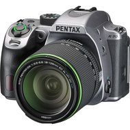 Pentax K-70 All Weather Wi-Fi Digital Camera &amp; 18-135mm WR Lens (Silver) with 55-300mm Lens + 64GB Card + Case... N3