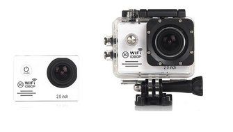 (White) Action Camera SJ7000 Wifi 2.0 LTPS LED mini cam recorder marine diving 1080P HD DV Go pro style two batteries...