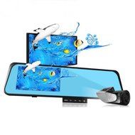 HD 4.3 1080p Dual Lens Video Recorder Dash Cam Rearview Mirror Car Camera DVR from DDLBiz N8