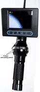 Vividia VA-600 High Definition Video Borescope System Videoscope with 4-way 6mm Articulating Camera Probe and... N6