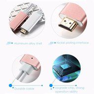 M.Way Aluminium Universal MHL Micro USB to HDMI Cable 6Ft 3 in 1 HD 1080P Type-C Miracast AirPlay Mirroring/ HDTV... N5