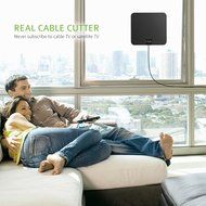 Pictek HDTV Antenna, Indoor Digital TV Antenna 35Miles, with Al Material for Signal Reception N7