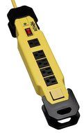 Tripp Lite 6 Outlet Industrial Safety Surge Protector Power Strip, 15ft Wrappable Cord, Metal, &amp; $75K INSURANCE...