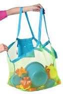 Benair Toy Bag, Beach Toys, Pool Toys, Lego Bricks, Mesh Tote To Declutter N7