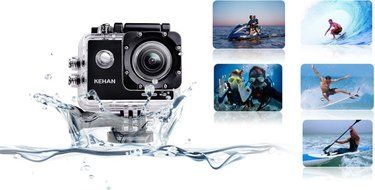 KEHAN C70 Full HD 1080P 60fps 2.0&quot; Mini Wi-Fi Sports Action Camera 170 Degree Wide Lens with Time-Lapse/Loop Recording... N10