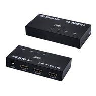 Aoken 1x8 8 Ports HDMI Powered Splitter for Full HD 1080P &amp; 3D Support (One Input To Eight Outputs) N11