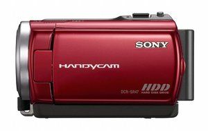 Sony DCR-SR47 Hard Disk Drive Handycam&reg; Camcorder (Red) (Discontinued by Manufacturer) N7