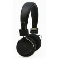 Nutek Handsfree Headphones with Microphone Built-in Rehargebale Battery- Black consumer electronics