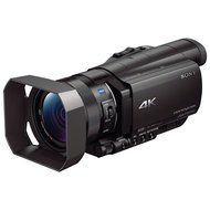 Professional Bundle - Sony FDR AX100 Ultra HD 4K Camcorder: Includes 2 Spare Batteries, Rapid Charger, UV Filter... N6