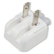 2 pcs Generic Duckhead for Apple 10W 12W 45W 60W 85W Macbook Pro Air Retina Power Adapter (White) N2