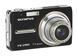 Olympus Stylus FE-290 7MP Digital Camera with 4x Wide Angle Optical Zoom (Black)
