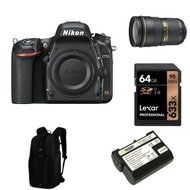 Nikon D750 FX-Format DSLR Camera with 24-70mm Lens Accessory Bundle