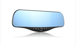 TTL 5.0 Inche Car DVR Rearview Mirror Recorder Camera Front and rear HD 1080P Dual Lens