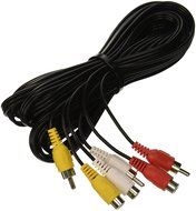 15ft 3RCA male to female Audio Composite extension Video Cable DVD by Generic