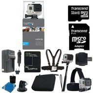 GoPro HERO3+: Silver Edition Camera HD Camcorder With Replacement Lithium Ion Batteries + Charger with Car Charger... N2