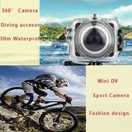 OVTECH 1.5" Inch Wireless 3D VR 360 Degree Panoramic Digital Video Outdoor Sports Waterproof Ultra HD 4K Mini... N4