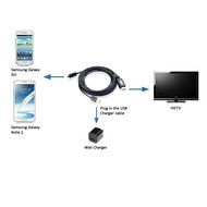 Cable Matters Micro USB to HDMI Cable (6 Foot) with integrated USB Charging Cable for Samsung Galaxy S3/S4/S5/... N6