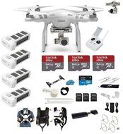 DJI Phantom 3 Advanced Quadcopter Drone with 2.7K HD Video EVERYTHING YOU NEED Kit + 4 Total DJI Batteries + Snap... N2