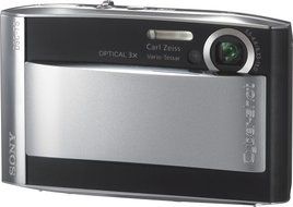 Sony Cybershot DSCT5 5.1MP Digital Camera with 3x Optical Zoom (Silver) N26