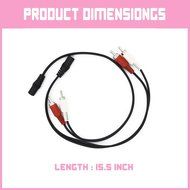 3.5MM Stereo Female Mini Jack To Dual Male RCA Plug Adapter Audio Y Cable by NORTHERN BROTHERS N3