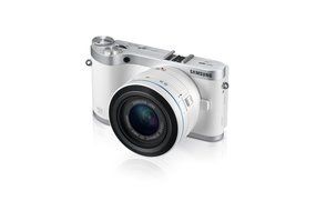 Samsung NX300 20.3MP CMOS Smart WiFi Mirrorless Digital Camera with 20-50mm Lens and 3.3" AMOLED Touch Screen... N10