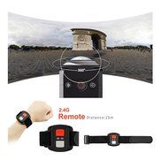 SEREE S2-BK Ultra HD 4K 360 Degree Action Waterproof Panoramic Sport DV Camera Multi-mode WIFI VR Camera &hellip; (Black) N6