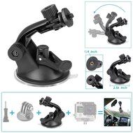 VVHOOY Suction Cup Mount + Tripod Mount for Gopro Hero/Xiaomi/Xiaoyi/SJCAM /GEEKPRO Camera Accessories etc (Style 2) N10