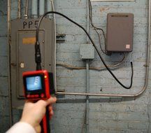 Vividia Mini 5.5mm HD Portable Digital Flexible Inspection Camera with 2.4" LCD Monitor N5