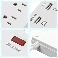 HITRENDS Power Strip Surge Protector 6 Outlets with 6 USB Charging Ports Multiplug 1625W/13A for iPhone 7 6 6s... N5