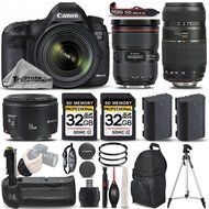 Canon EOS 5D Mark III DSLR Caemra + Canon 24-70mm f/2.8L II USM Lens + Canon 50mm 1.8 II Lens + 70-300mm + Battery...