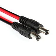 TNTE Male Red Black DC Wire Power Pigtails Adapter Plug Lead Cord Coax Cables CCTV Camera CCTV DVR Camera 10 inch... N3