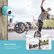 RioRand Mini Lifestyle Action Camera with 8 Mega Pixel Coms Image Sensor 145 Degree Wide Angle Lens 2.4g Remote... N2