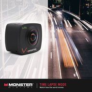 Monster Vision 360 Camera 1080p 60 fps Action Camera, 16GB MicroSD included, Ultra Wide Angle, WiFi Enabled [CAMVI... N32