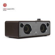 GGMM M3 Retro Wi-Fi/Bluetooth Stereo Wireless Leather Speaker | Featuring 40W Output, Multi-Room Play, Airplay... N9