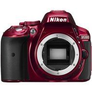 Nikon D5300 Digital SLR Camera &amp; 18-55mm G DX II AF-S Zoom (Red) with 55-200mm DX AF-S ED Zoom-Nikkor Lens