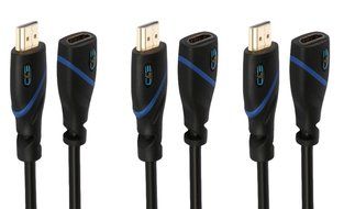 High Speed HDMI Cable With Ethernet - 3 Feet, CL3 Certified - Supports 3D and Audio Return Channel, 10-Pack N11