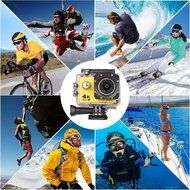 ZD App Wifi Sport Camera For Diving,Skiing,Cycling Camcorders HD1080P 60fps,Mountable Helmet/Bike Camera,With... N7
