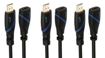 High Speed HDMI Cable With Ethernet - 3 Feet, CL3 Certified - Supports 3D and Audio Return Channel, 10-Pack N16