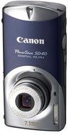 Canon PowerShot SD40 7.1MP Digital Elph Camera with 2.4x Optical Zoom (Noble Blue) N22
