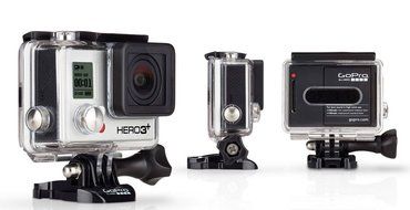 GoPro HERO3+ Silver Edition Camera (Built-in Wi-Fi, 1080p Movie, 10MP Photo, Waterproof to 131&rsquo;) (Certified Refurbished) N4