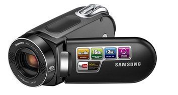 Samsung SMX-F34 Flash Memory Camcorder w/16GB Memory &amp; 42x Intelli-Zoom (Black) (Discontinued by Manufacturer) N7