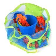 Benair Toy Bag, Beach Toys, Pool Toys, Lego Bricks, Mesh Tote To Declutter N8