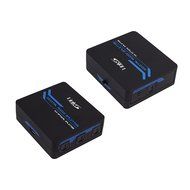 LinkS TOSLINK Digital Optical Audio Splitter 1x3 One Input to Three Outputs (1X3 Audio splitter) N6