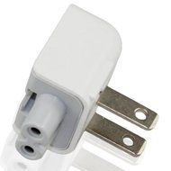 2 pcs Generic Duckhead for Apple 10W 12W 45W 60W 85W Macbook Pro Air Retina Power Adapter (White) N4