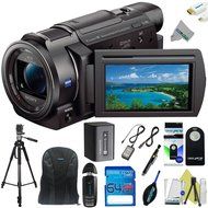 Sony FDR-AX33 4K Ultra HD Handycam Camcorder + Expo-Advanced Accessory Kit - International Version