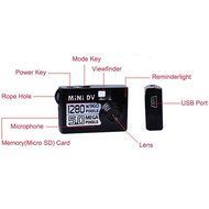 Y-bluesky Mini DV High Definition Video Camera Webcam Function DVRs Sports Video Camera + 2GB Memory Card, Black N3