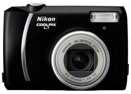 Nikon Coolpix L1 6.2MP Digital Camera with 5x Optical Zoom (Black) N4